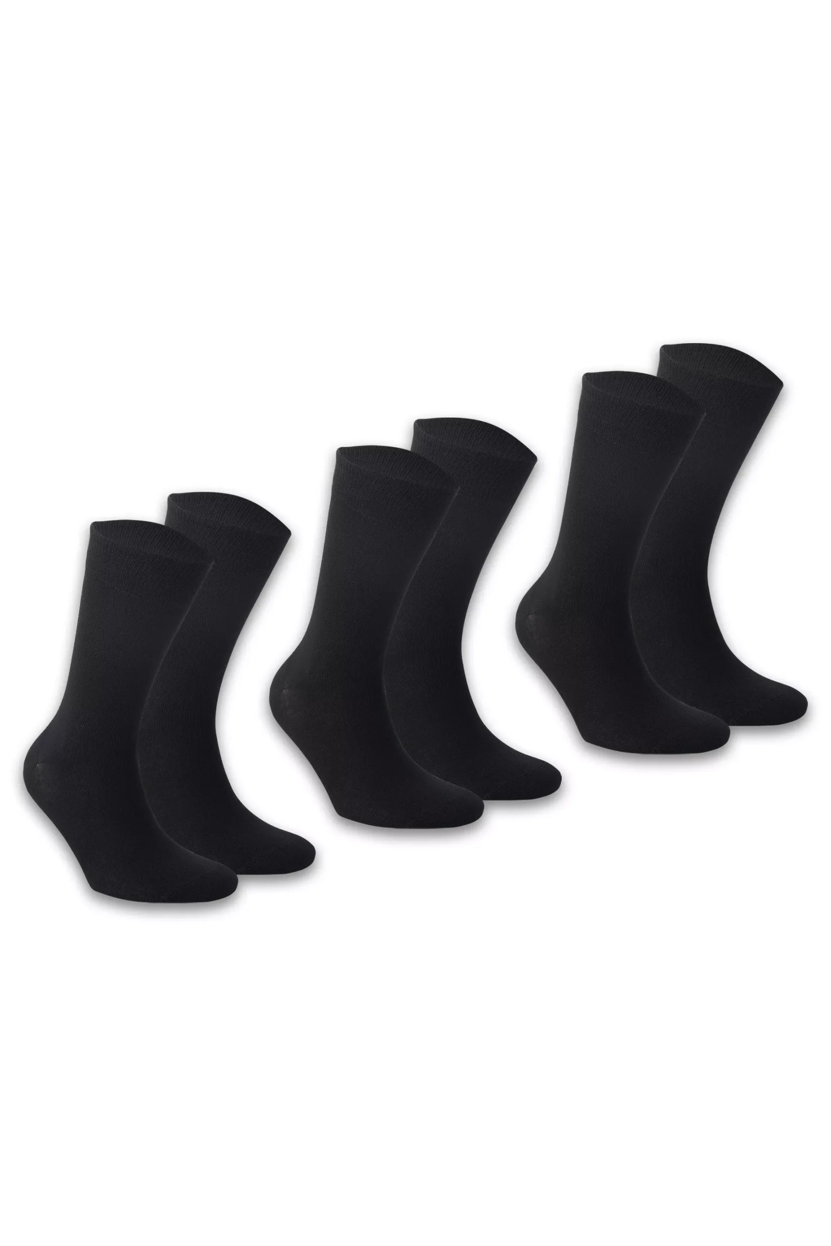 ORGANICATION Socks Summod Modal Mix 3-Pack Black