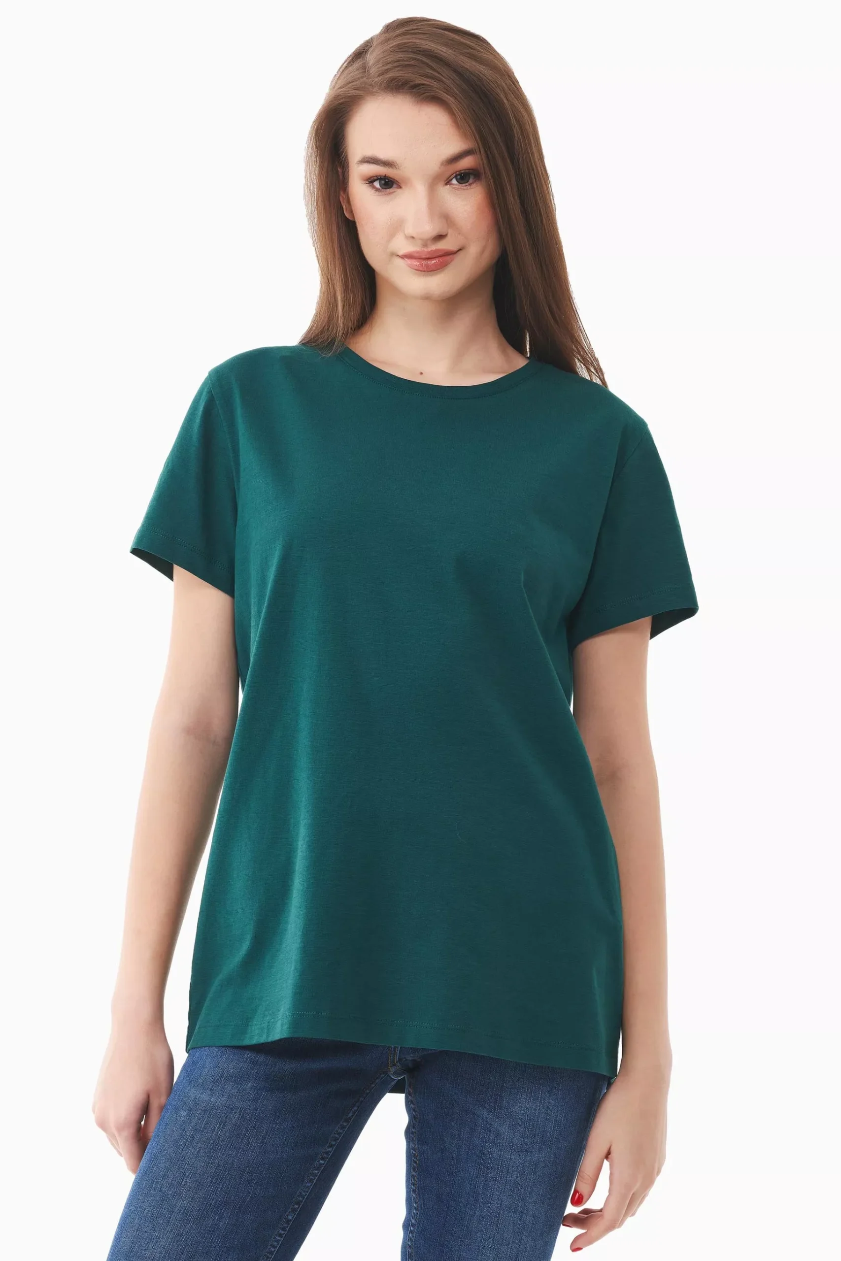 ORGANICATION T-Shirt Basic Deep Emerald