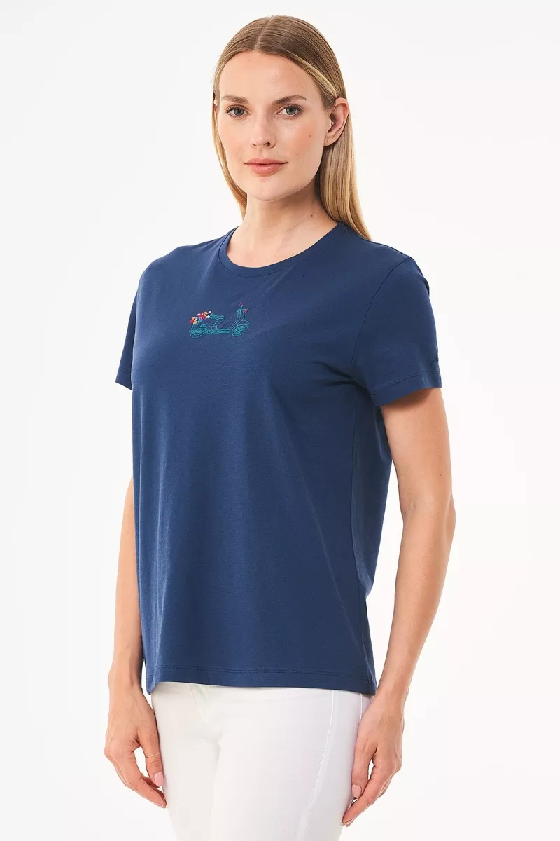 ORGANICATION T-Shirt Organic Cotton Embroidery