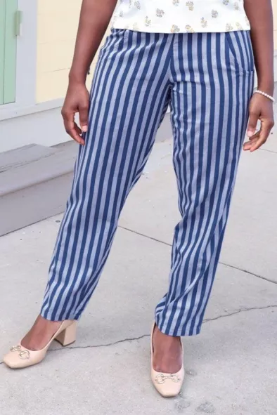 Passion Lilie Pants Blue Bayou Striped
