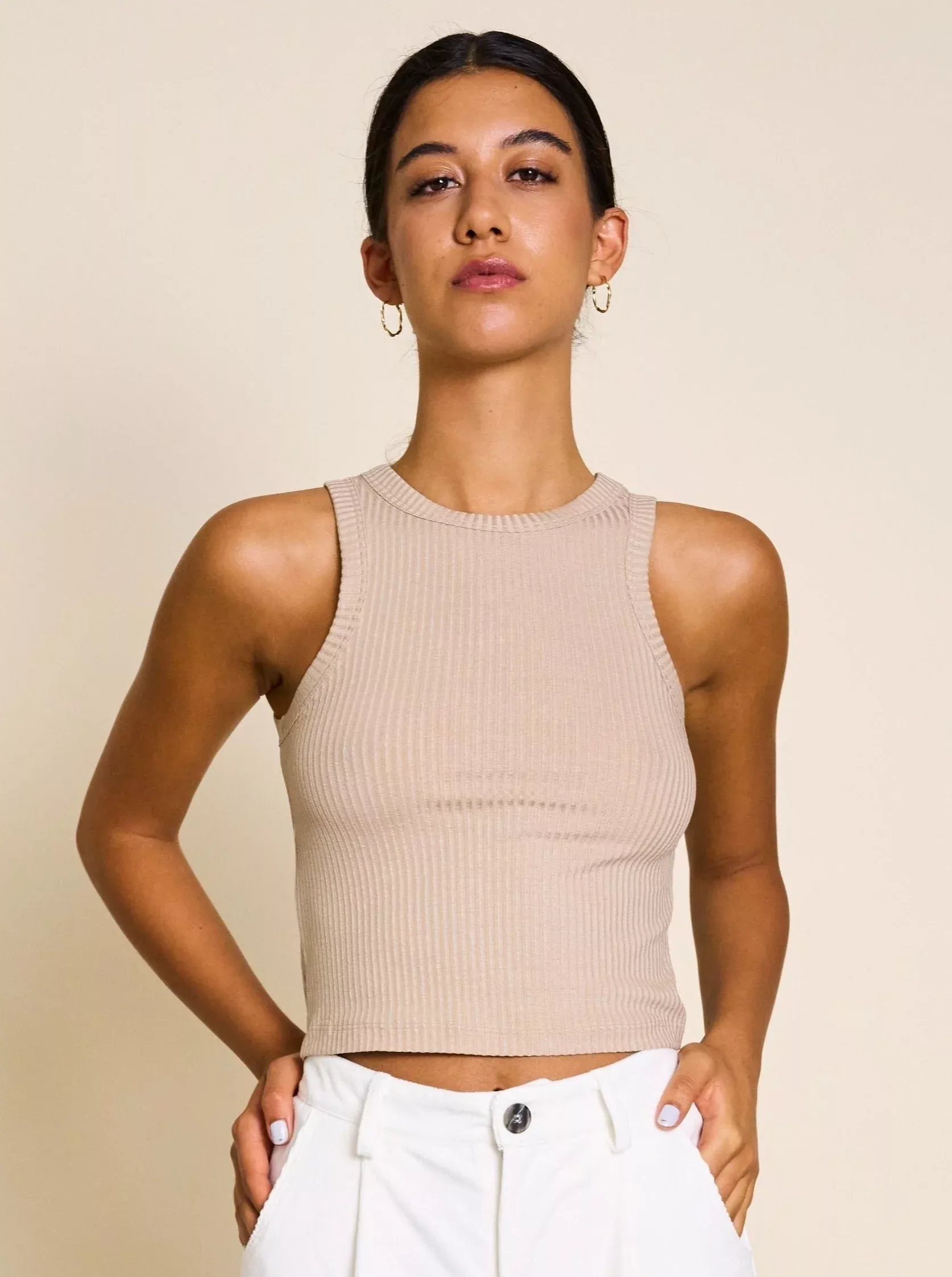PORTO Lyocell Rib Tank Top