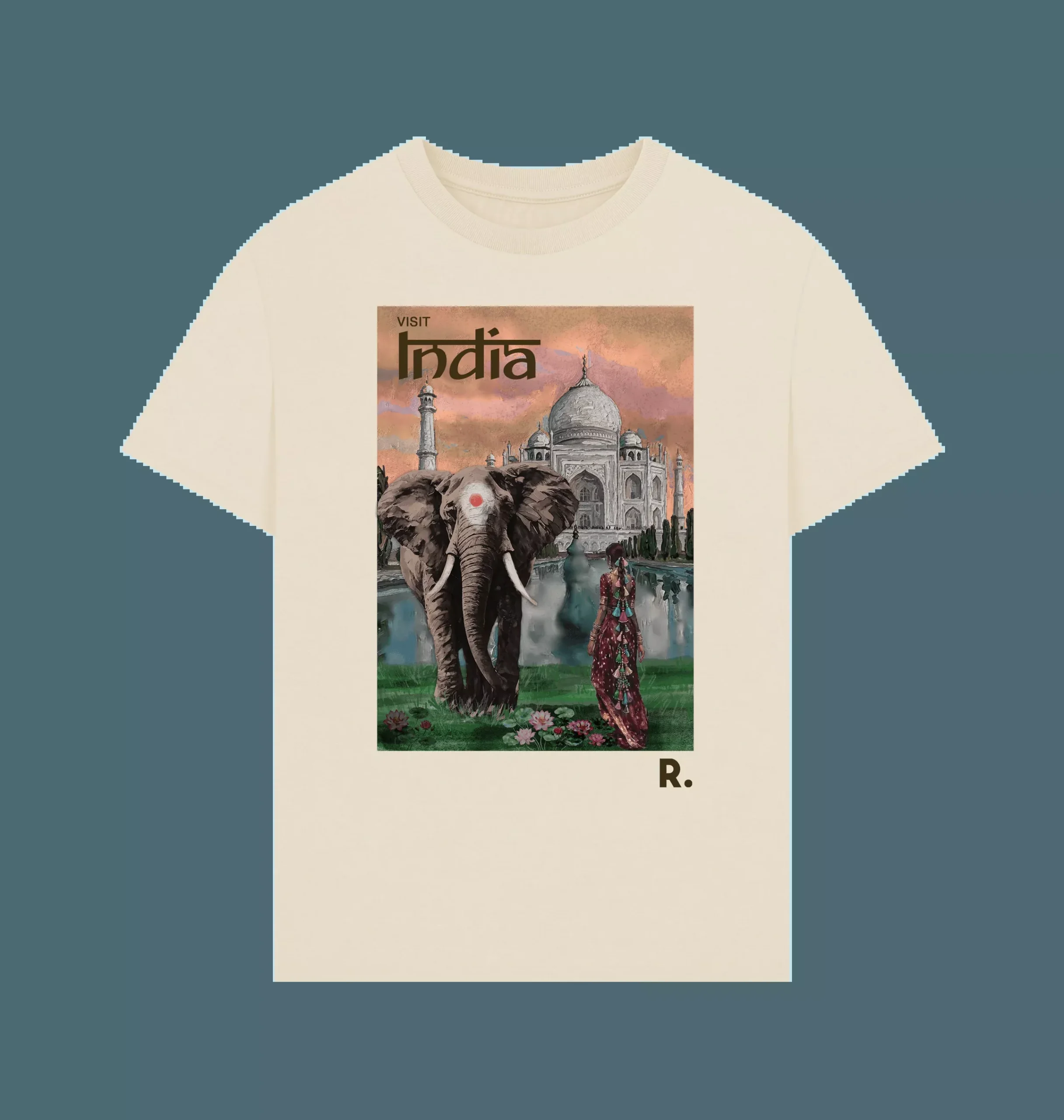 R-Travel Tee In Oat