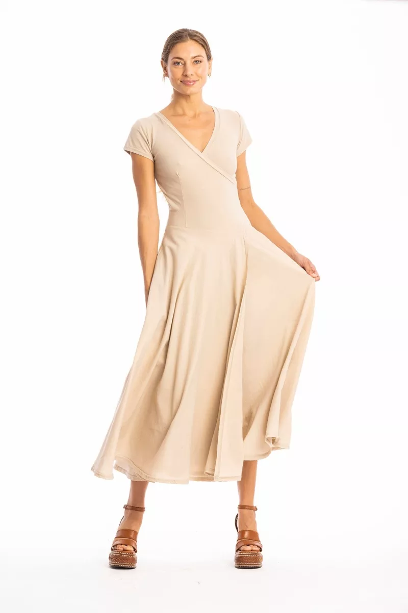 RAVENS VIEW IBIZA Dress Veronika St Desert Sand