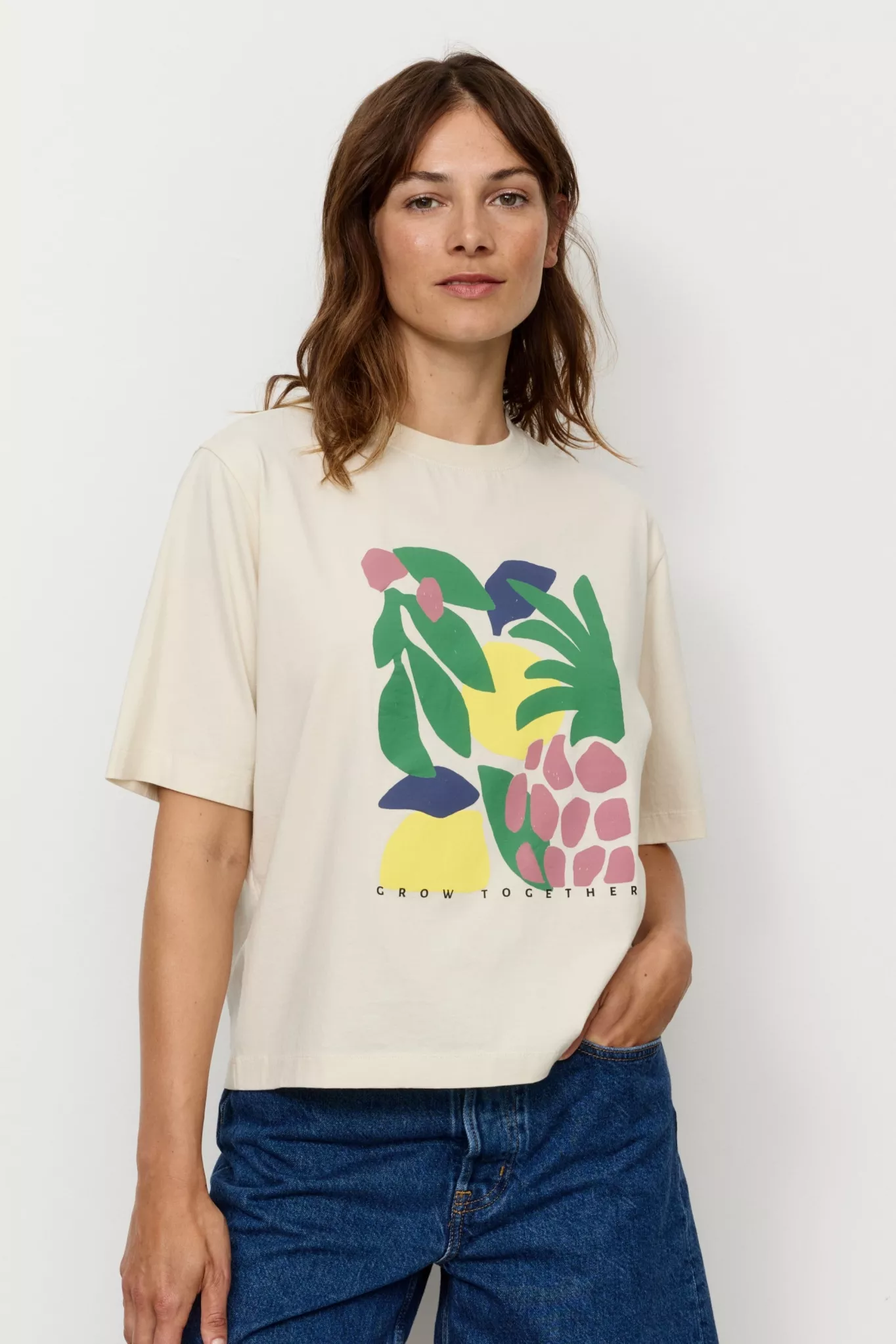 Recolution T-Shirt Azolla Together Arctic White