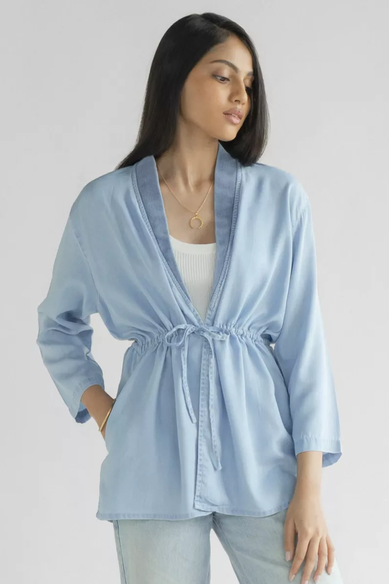 Reistor Jacket Travel Light Ocean Blue