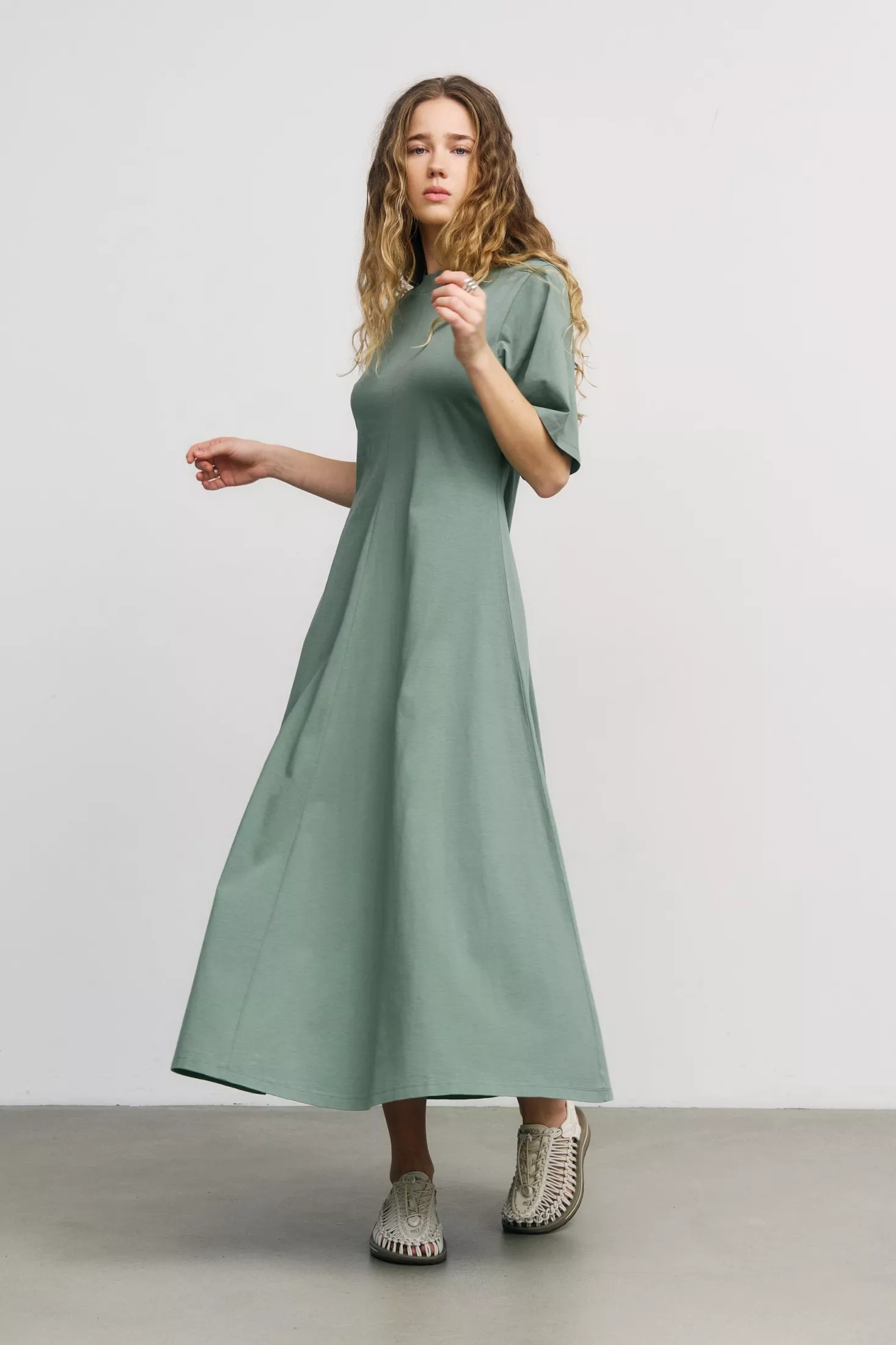 Rotholz Dress Leaf Green