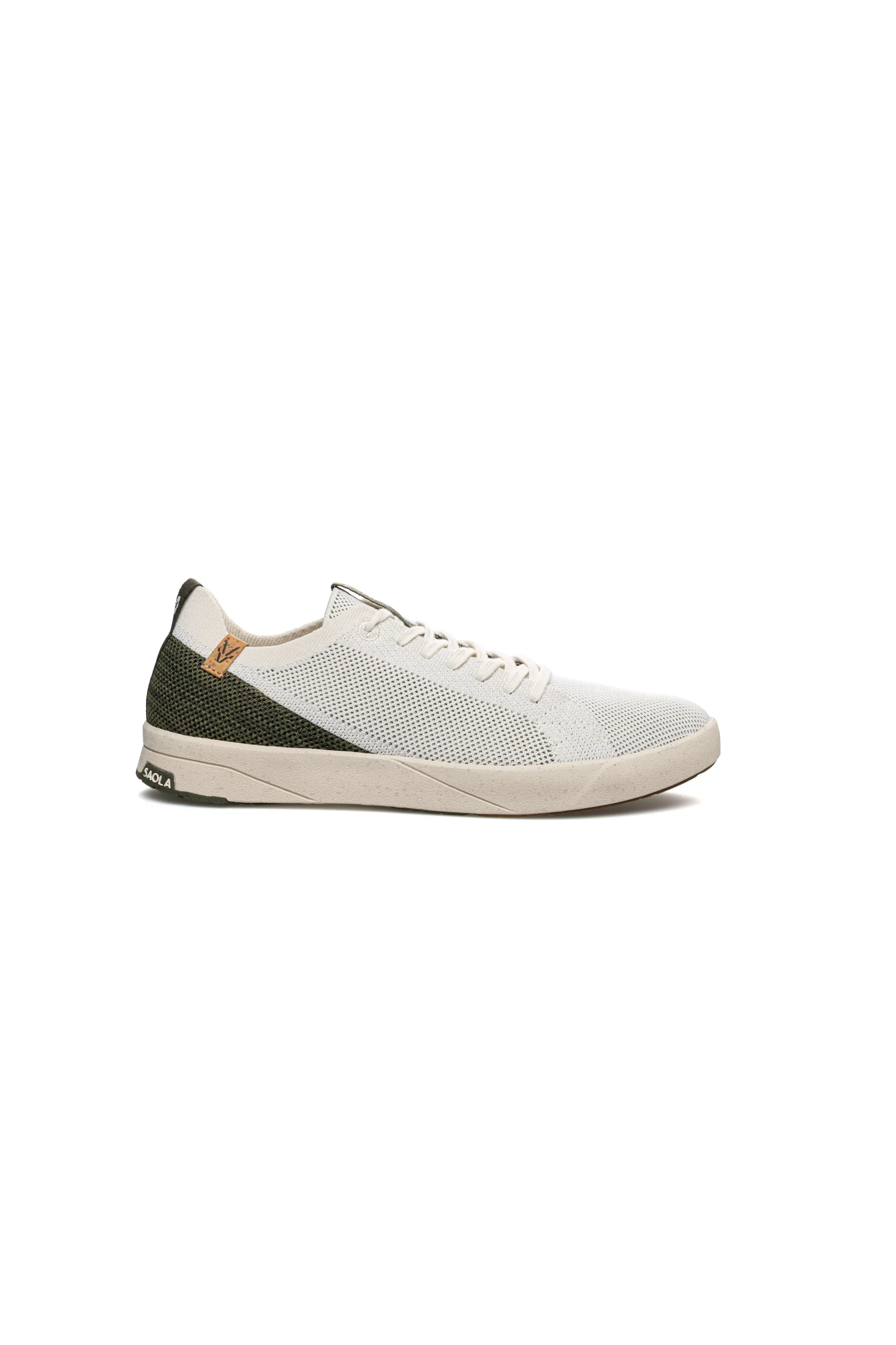 SAOLA Sneakers Men Cannon Knit 2.0 White/Olive