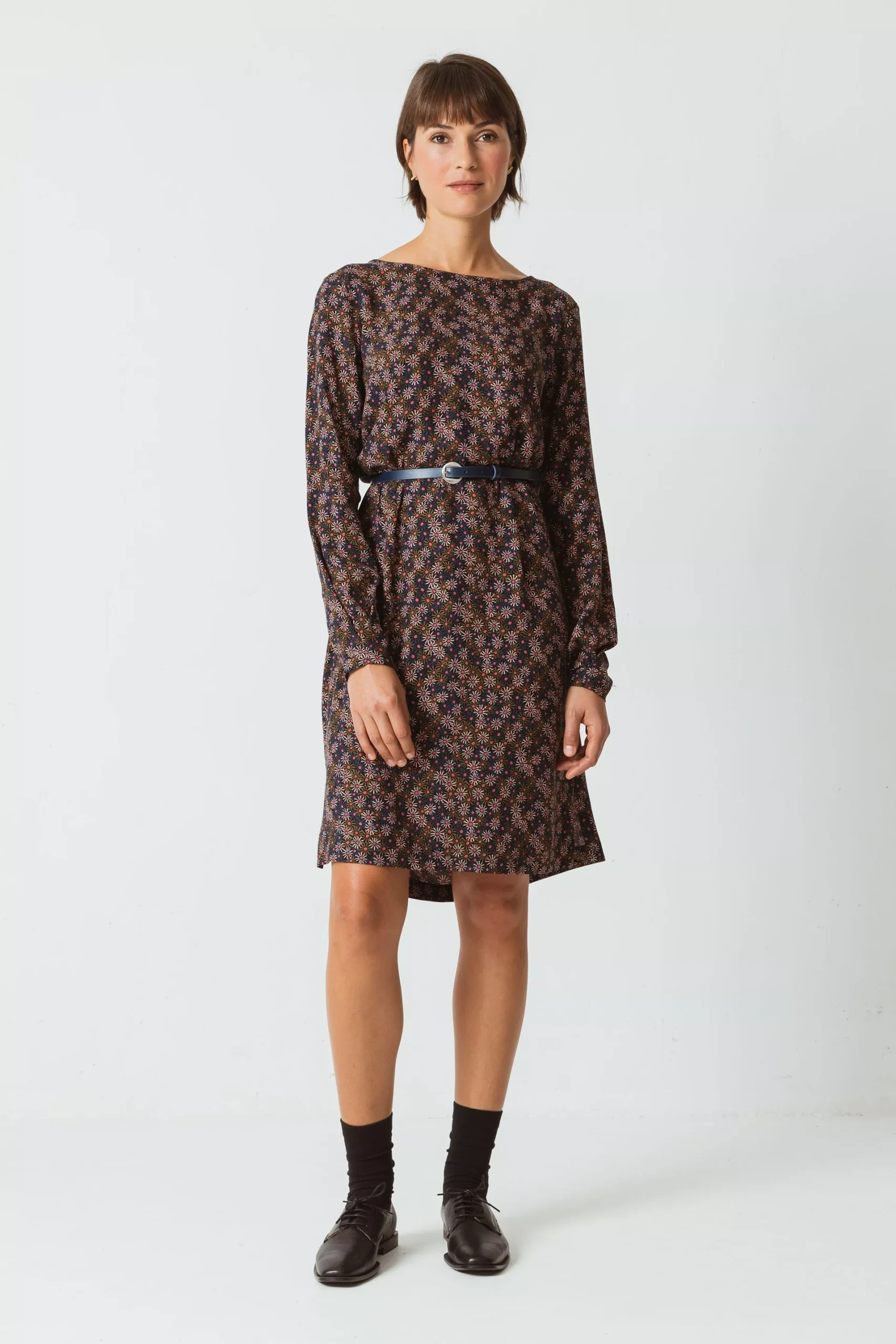 SKFK Dress Edurtzeta Multicolored Brown