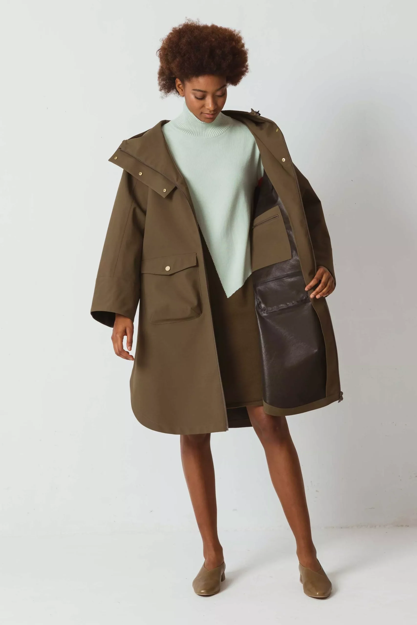 SKFK Raincoat Jasone Khaki