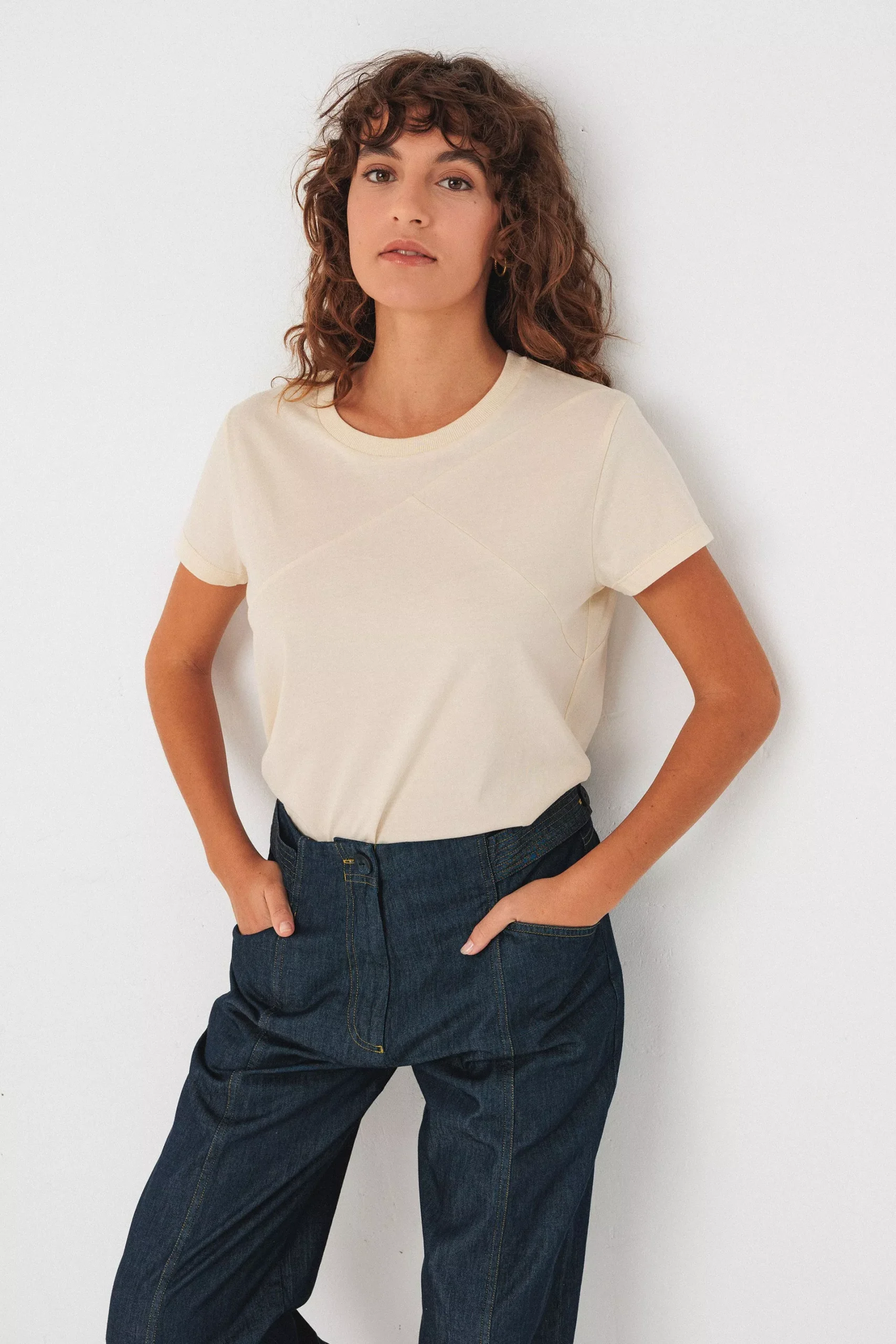 SKFK T-Shirt Zuntz-7 Beige
