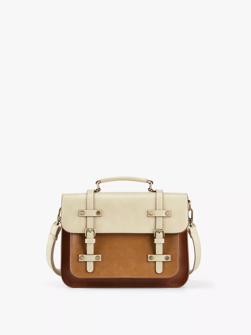 Sombre Mini Crossbody Vintage Briefcase