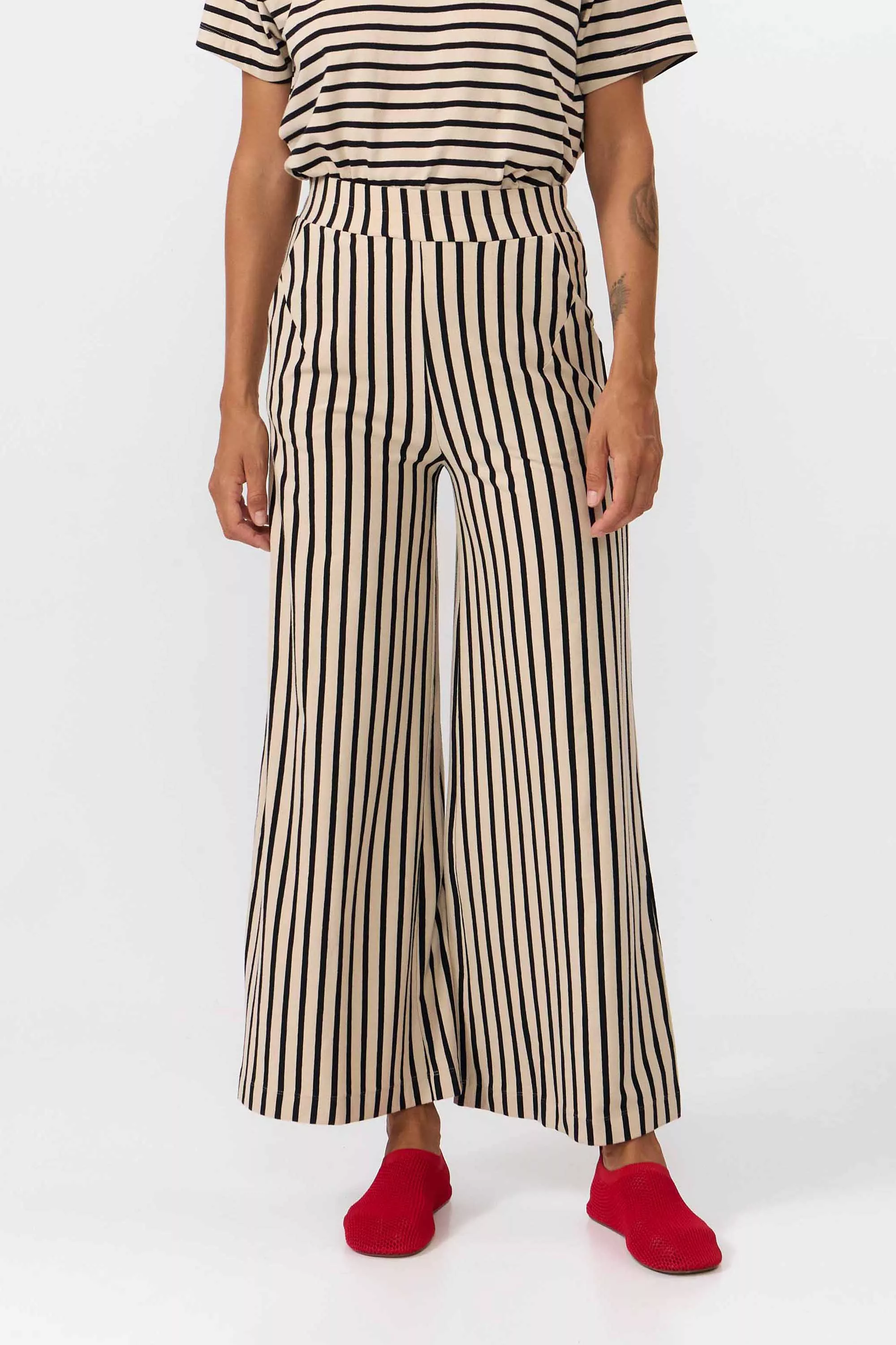 SUITE13LAB Pants Palau Stripes Black