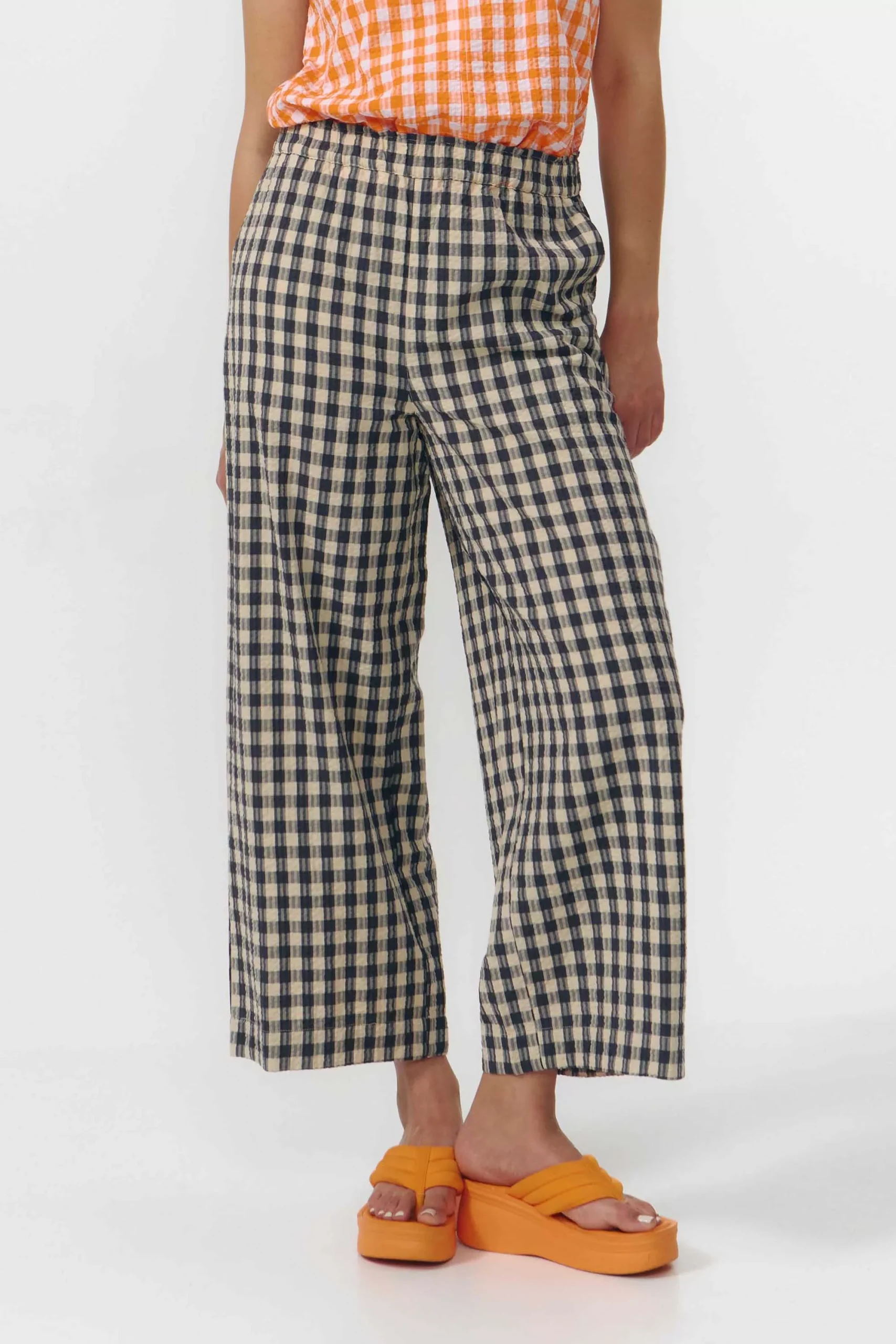 SUITE13LAB Pants Santa Check Grey