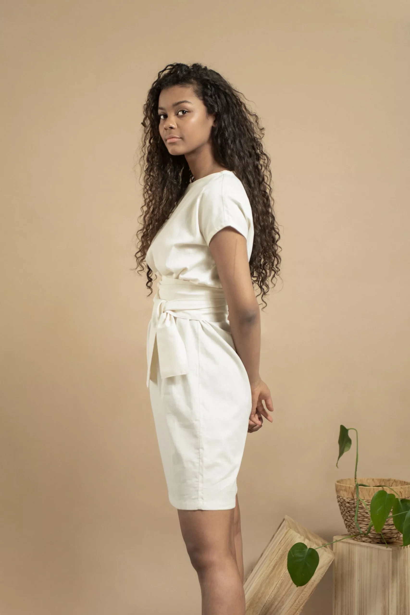 TAWAST Dress Eclipse White