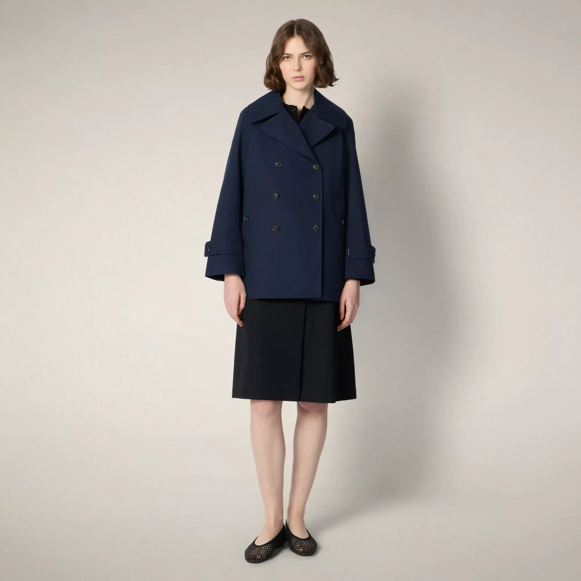 Trench donna Avril blu navy