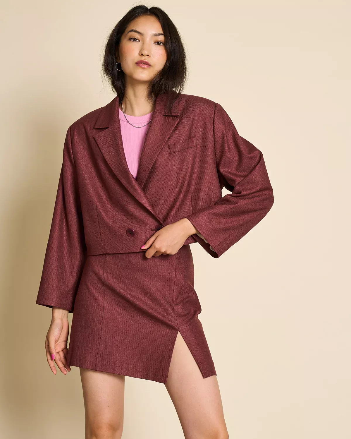 TULIA Cropped Blazer
