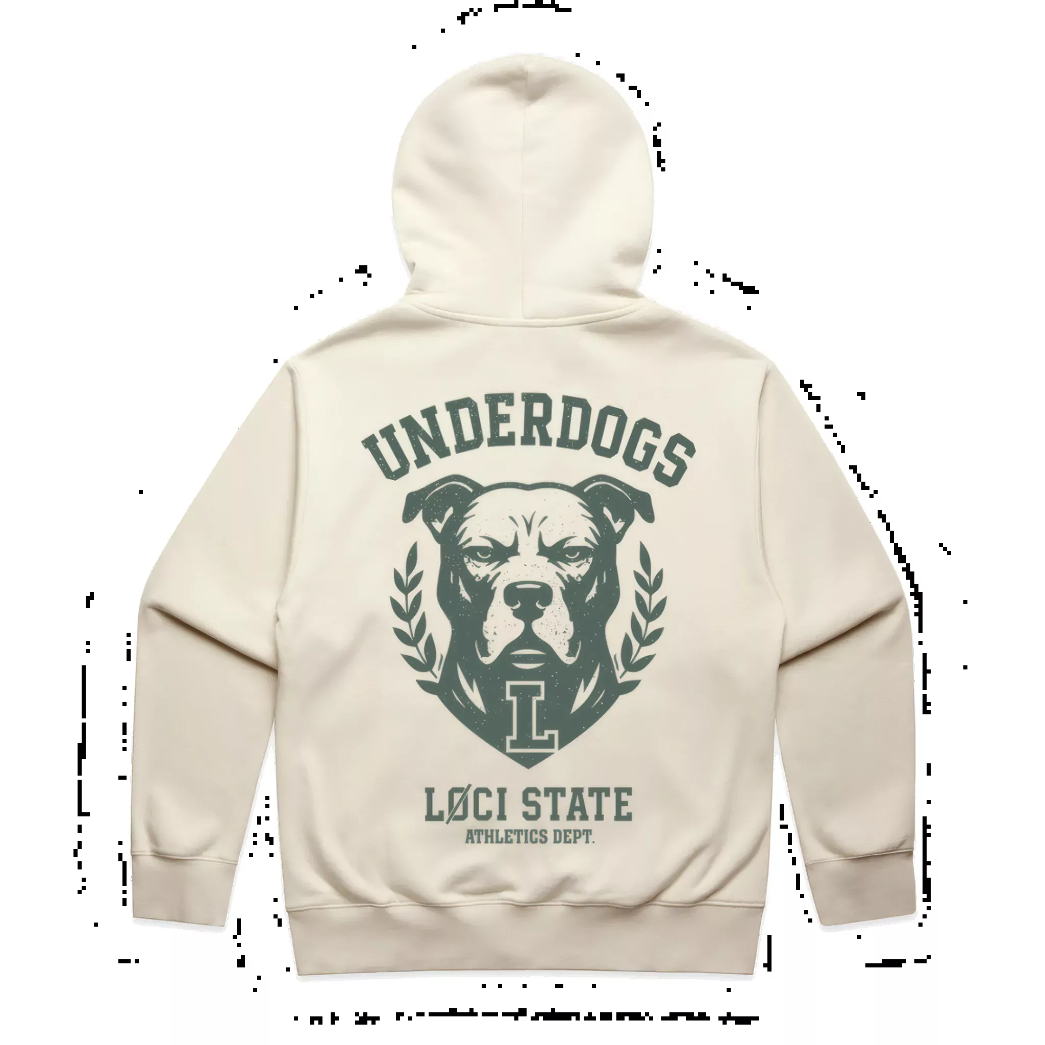 Underdogs Zip Hoodie - Ecru