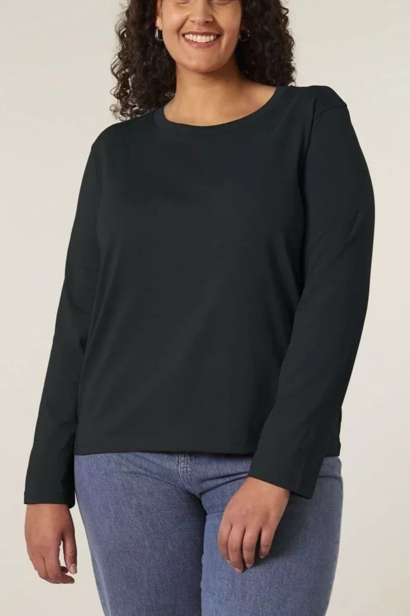 UNIPOLAR Longsleeve Basic Music Black