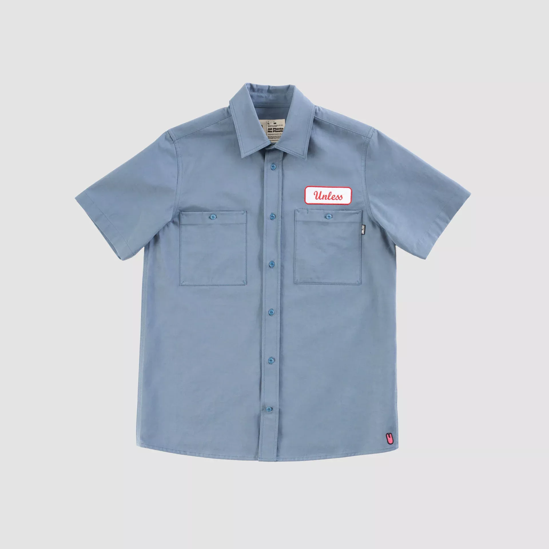 "UNLESS" Embroidered Work Shirt