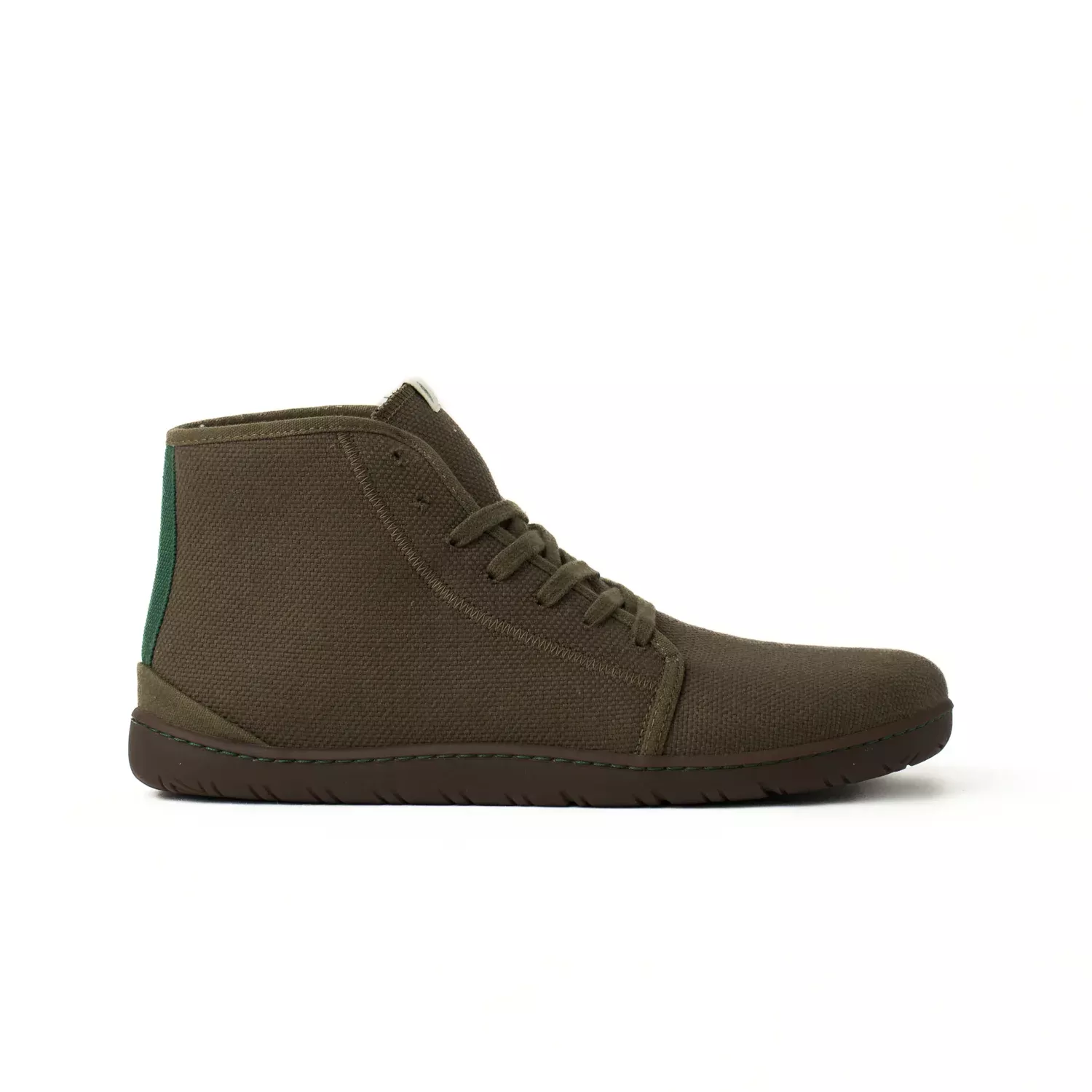 Vegan Barefoot Boot Khaki ADA009