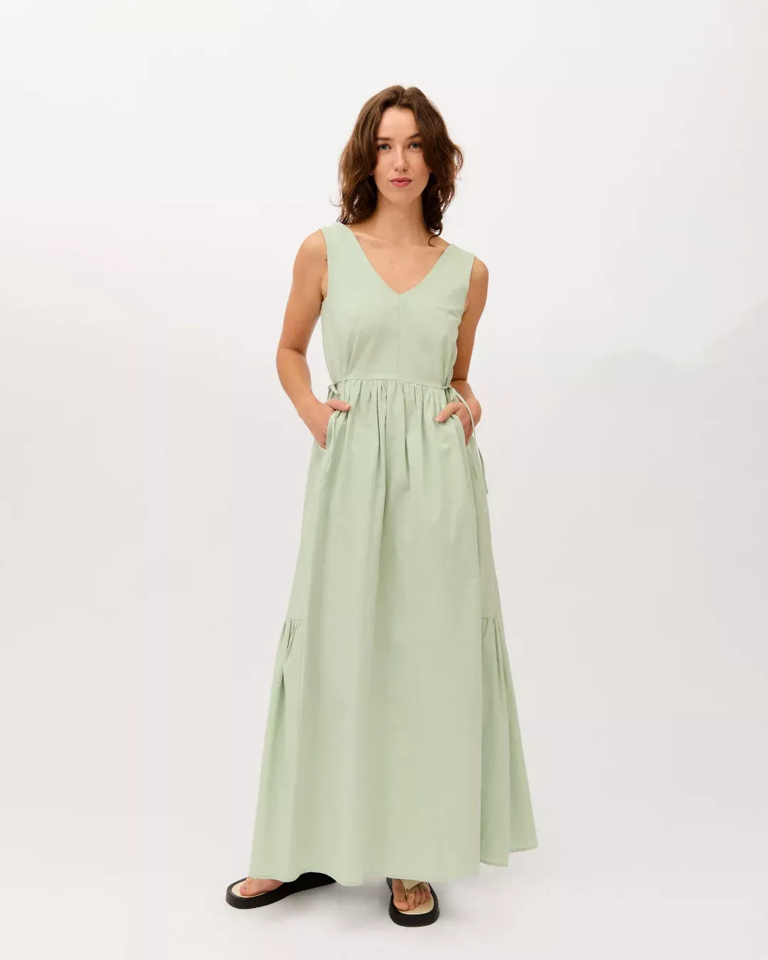 vestido aura verde