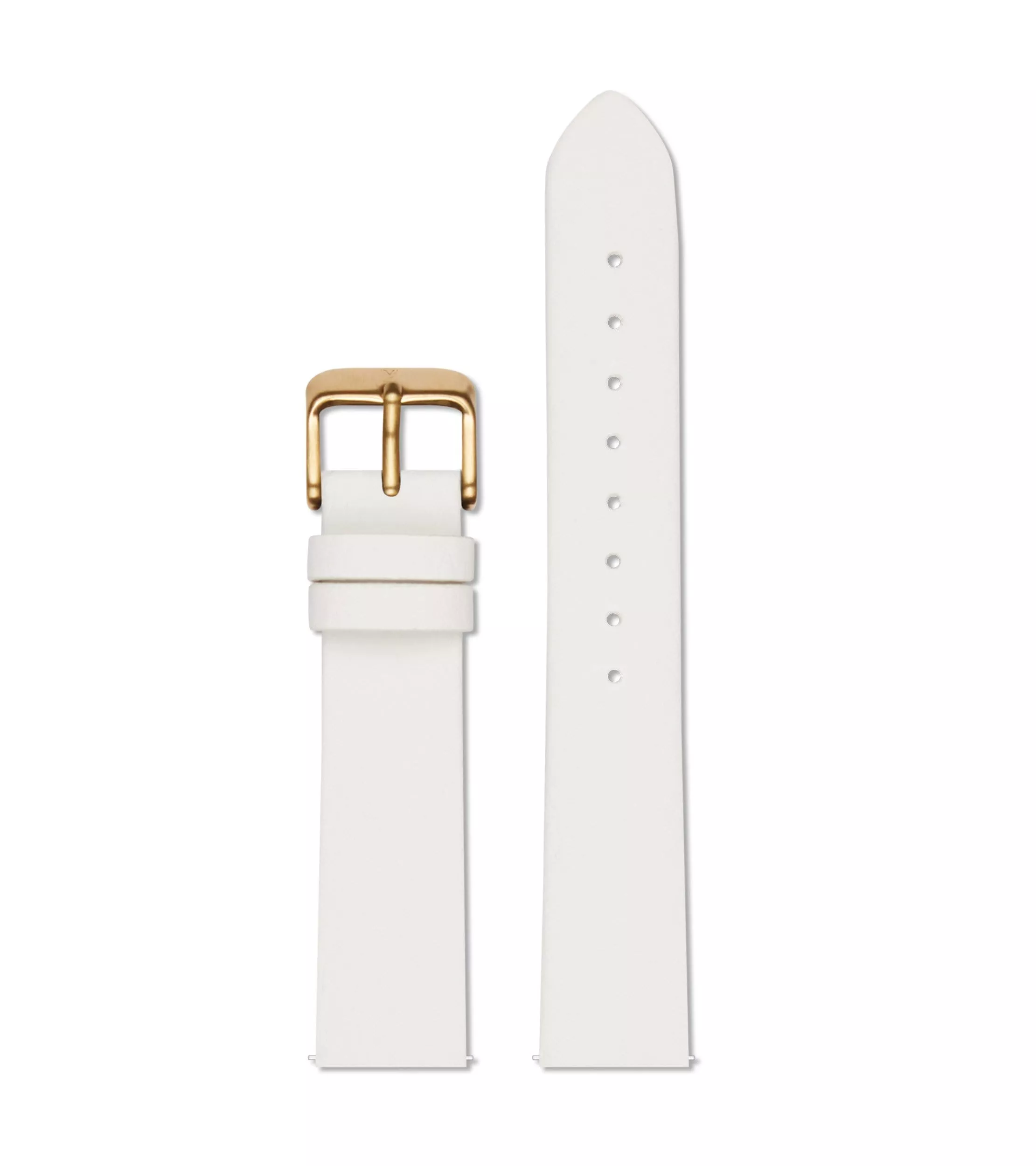 Votch Watch Strap 18 Mm – Off White And Gold