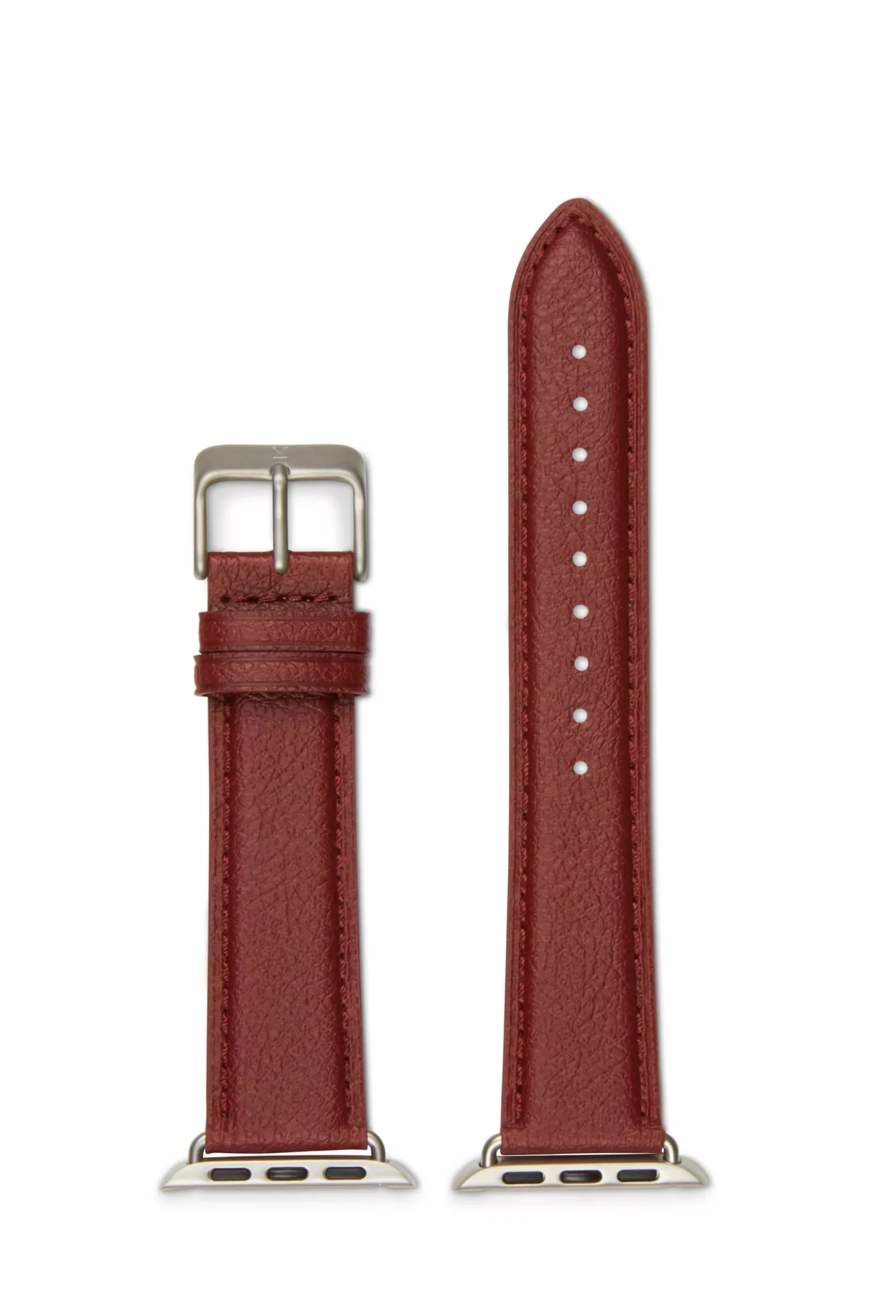 Votch Watch Strap Apple Skin Red & Silver