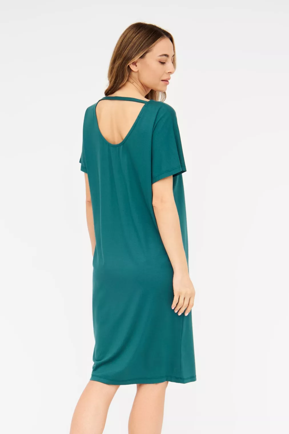Widda Dress Backless Farlo Petrol