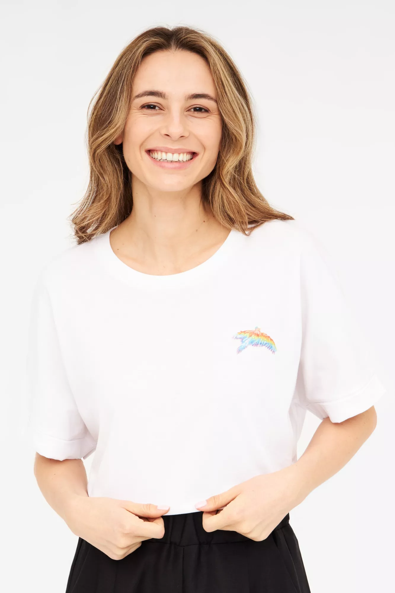 Widda T-Shirt Birdy White
