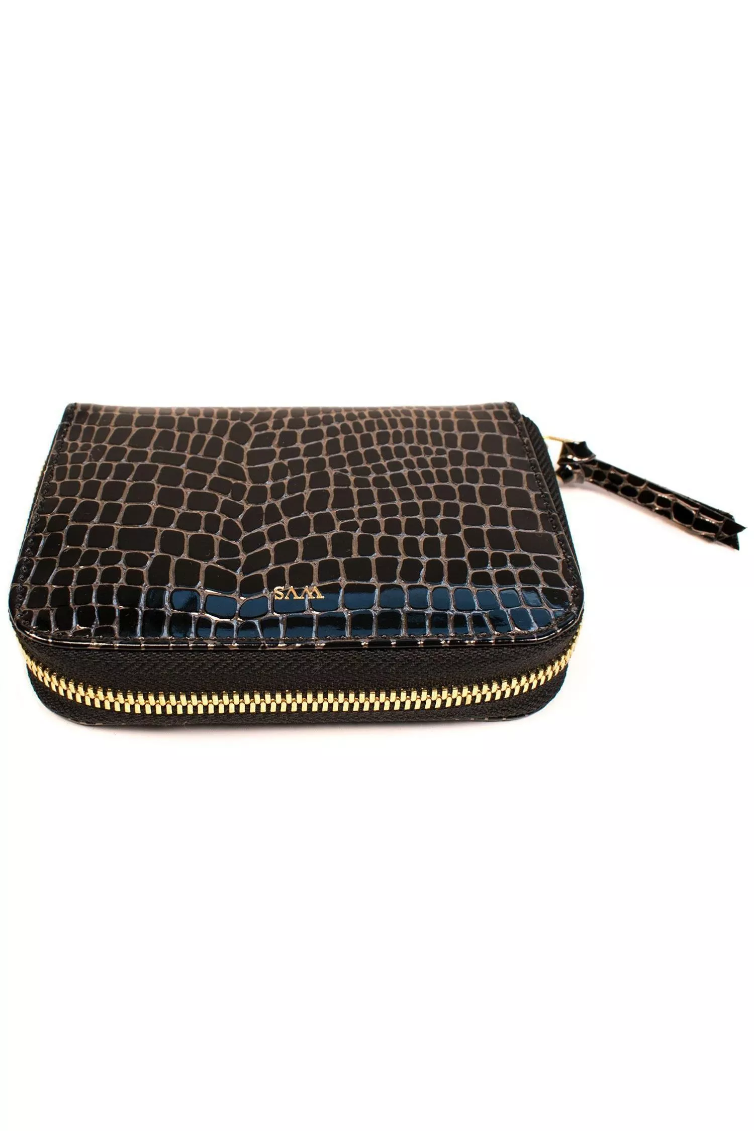 Will's Vegan Store Small Zipper Wallet Gold