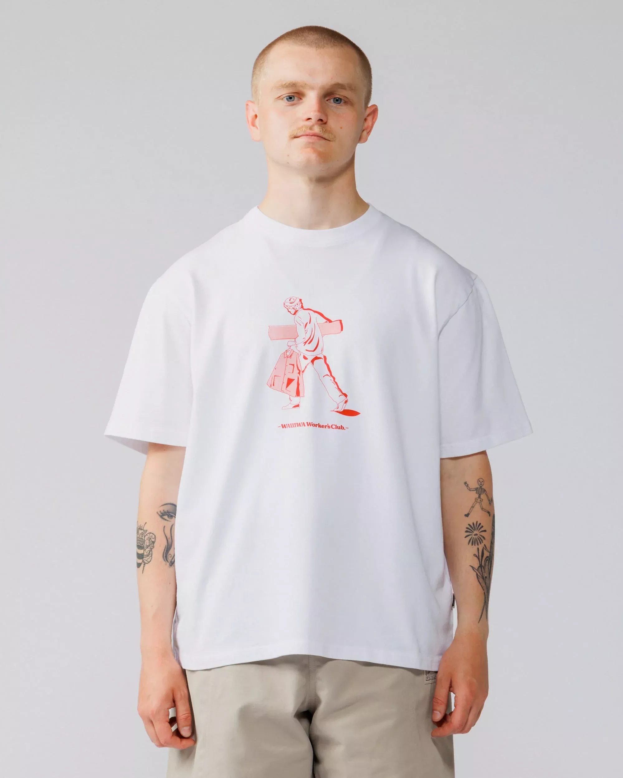 Workers Stride T-Shirt - White