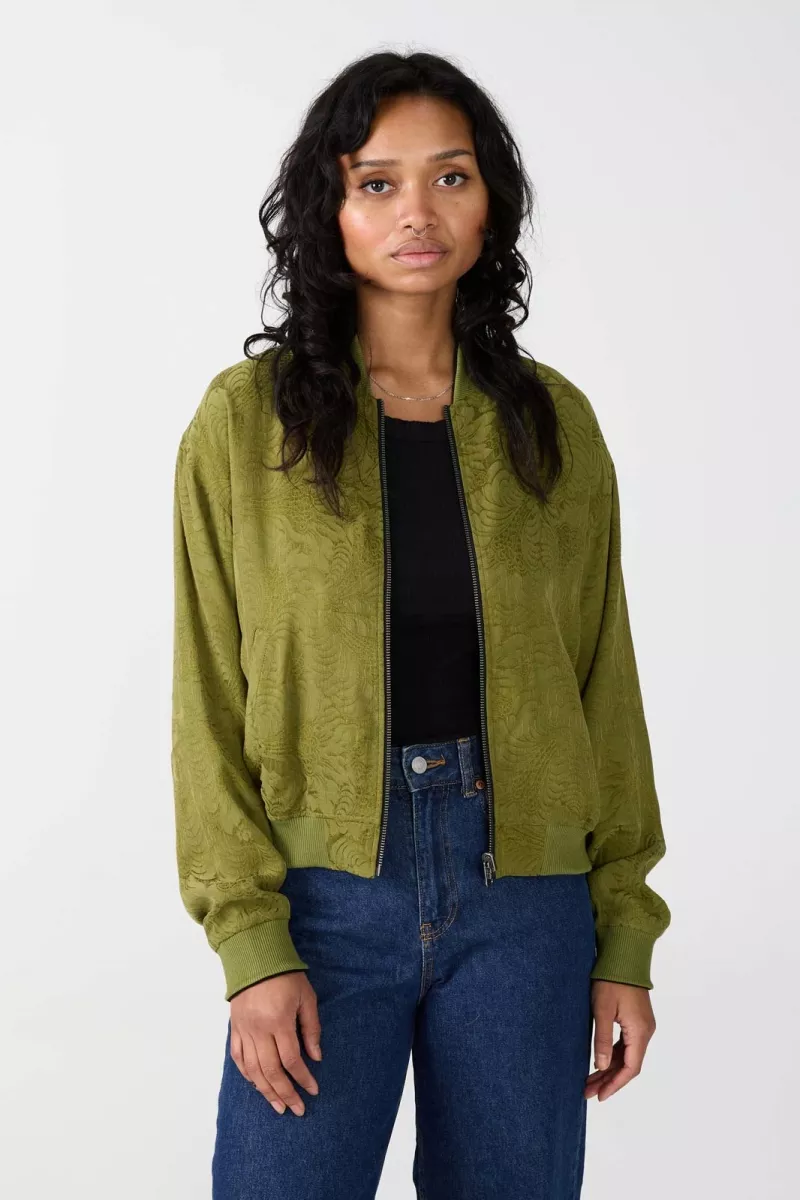 Yahmo Jacket Bomber Reversible Lene Moss/Black
