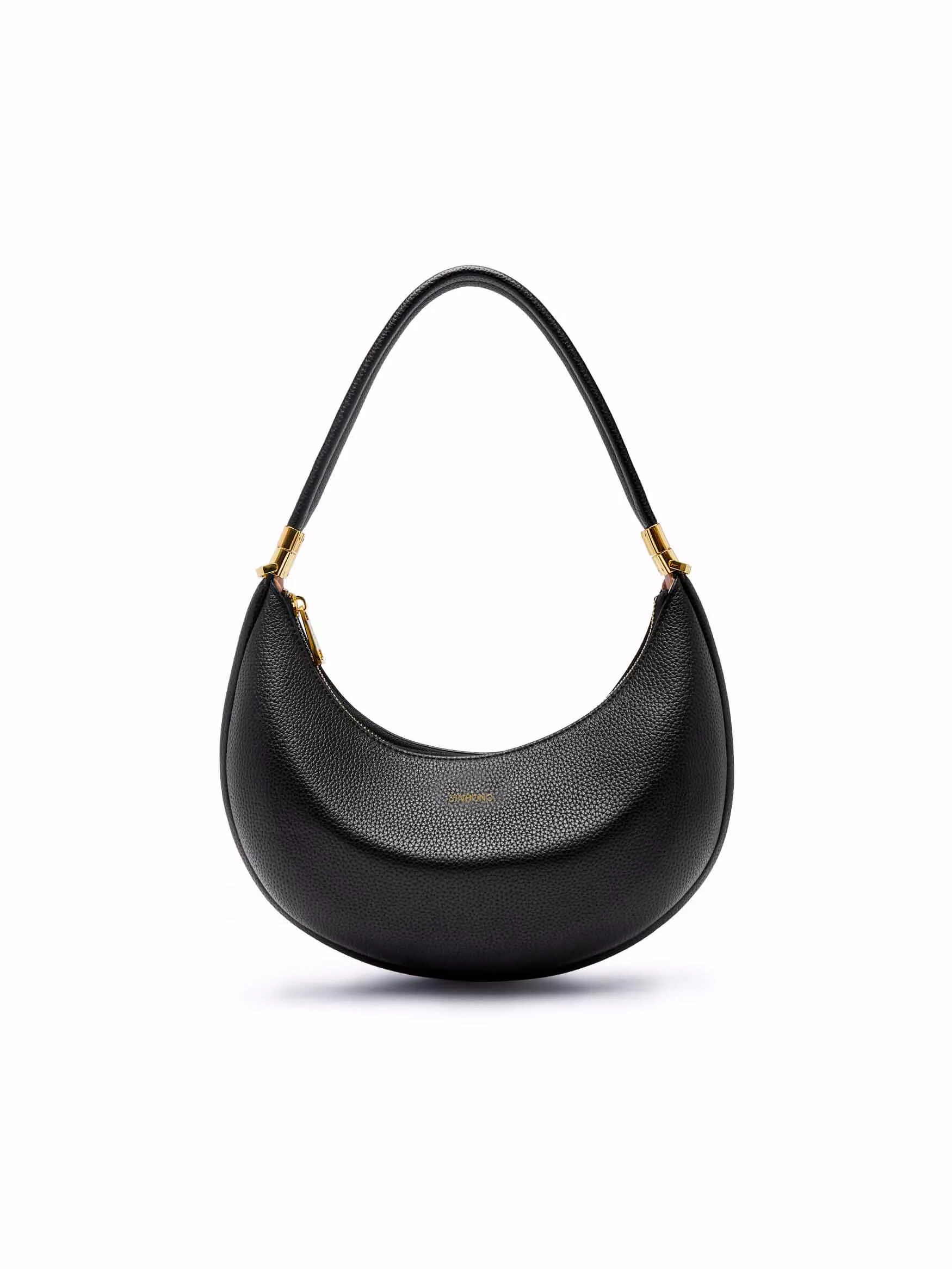 Zoey Shoulder Crossbody Bag - Black