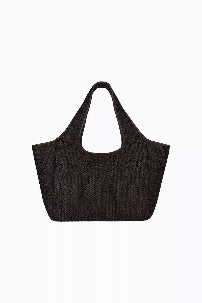 Zukkie - Chocolate Faux Raffia